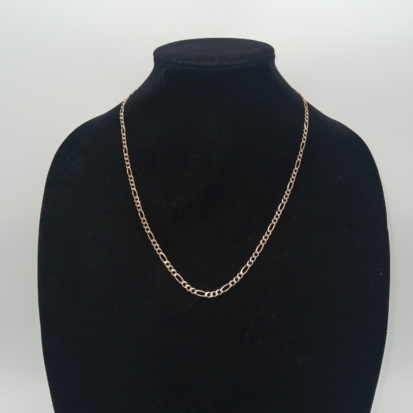 Jewelry - Sterling Silver Figaro Necklace 11" 3.9mm 11.79 grams